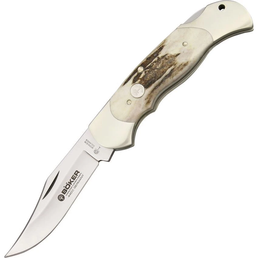 Boker 113004ST Optima Series Lockblade Lockback Folding Pocket Knife 1 Boker 113004ST Optima Series Lockblade Lockback Folding Pocket Knife
