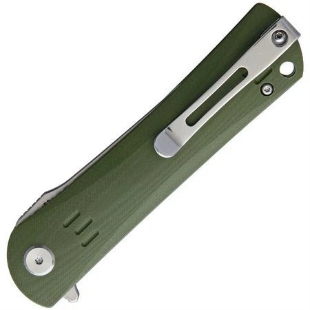 Bestech G06B1 Kendo Tanto Point Satin Finish Blade Linerlock Folding Pocket Knife With Green G-10 Handle 2 Bestech G06B1 Kendo Tanto Point Satin Finish Blade Linerlock Folding Pocket Knife With Green G-10 Handle - Image 2