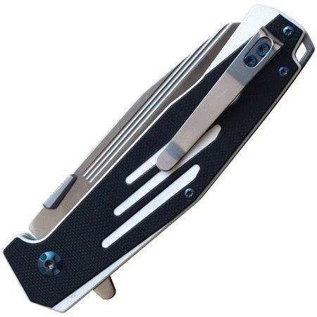 MTech Knives EFDR034WH Button Lock Black/White 2 MTech Knives EFDR034WH Button Lock Black/White - Image 2