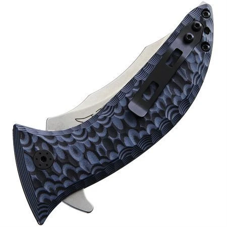 Maserin 640G10 640 Ghost Linerlock Knife Blue 3 Maserin 640G10 640 Ghost Linerlock Knife Blue - Image 3