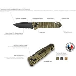 TB Outdoor 105 C.A.C. S200 Axis Lock -Bradle Knives Shop 166369