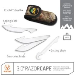 Outdoor Edge RCB3010C RazorCape Lockback Org -Bradle Knives Shop 171683