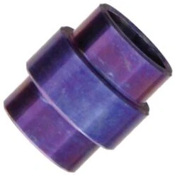 Flytanium 558P Paramilitary 2 Lanyard Tube With Purple Anodized Grade 5 Titanium Construction