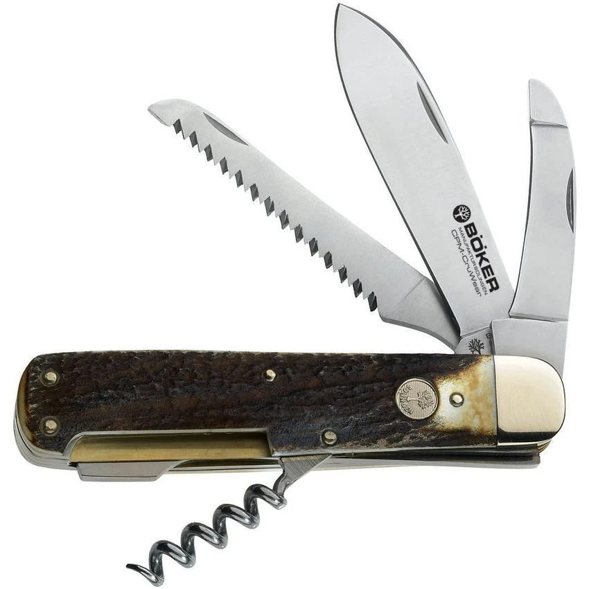 Boker 110649 Hunting Quadro Lockback Folding Pocket Knife 1 Boker 110649 Hunting Quadro Lockback Folding Pocket Knife
