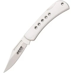 Bear Edge 71115 Clip Point Blade Lockback Folding Pocket Knife With Satin Finish Stainless Handle
