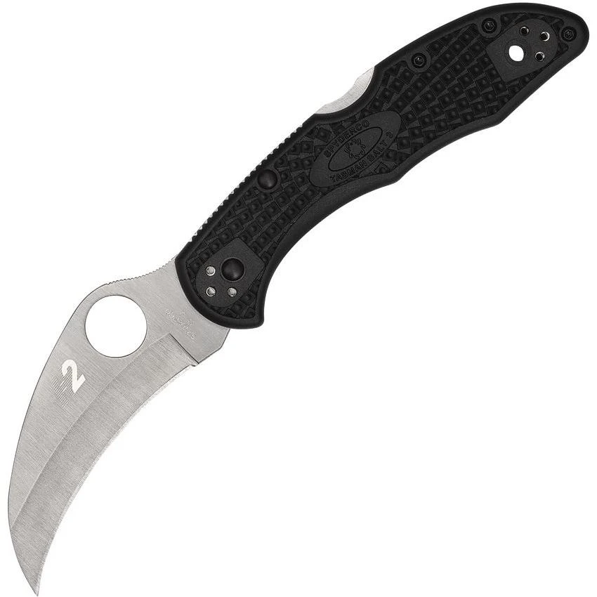Spyderco 106PBK2 Tasman Salt 2 Lockback Folding Pocket Knife 1 Spyderco 106PBK2 Tasman Salt 2 Lockback Folding Pocket Knife