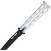Bear & Son 115TANW Butterfly White Tanto Knife With White Zinc Handle