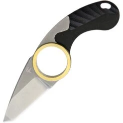 Fred Perrin DGTPL Fred Perrin Knives La Griffe Tanto Pliante With Black G10 Handle