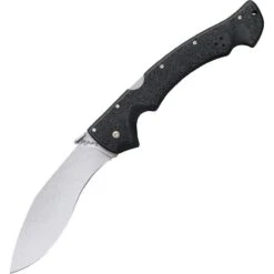 Cold Steel 62JL Rajah 2 Lockback Stonewash Finish Blade Knife With Black Griv-Ex Handle