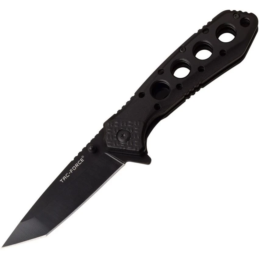 Tac Force 1010BK Linerlock Knife Assist Open Black 1 Tac Force 1010BK Linerlock Knife Assist Open Black