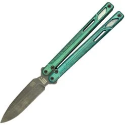 EOS 073 Serpent Butterfly Knife Green