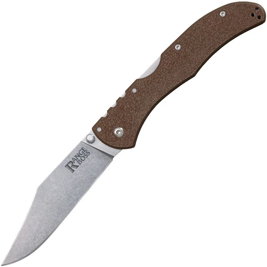 Cold Steel 20KR9 Range Boss Lockback Knife FDE 1 Cold Steel 20KR9 Range Boss Lockback Knife FDE